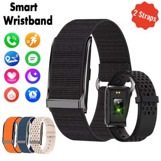 Luxuglow Smart Watch 2025 – Dual Strap Fitness & Health Tracker