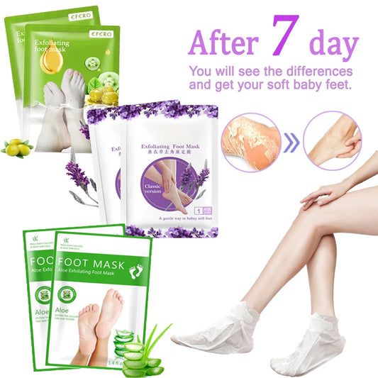 🦶 Reveal Baby-Soft Feet with Our Exfoliating Foot Mask Socks!